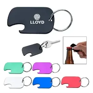 Aluminum Key Holder & Dog Tag with Bottle Opener Aluminum Key Holder & Dog Tag with Bottle Opener